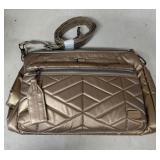 New Lug Stretch Crossbody Bag - Bronze