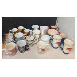 Large Assortment of Mugs