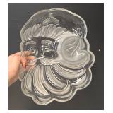 Crystal Santa Dish