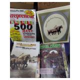 Tote of Various Magazines for Ephemera - Horse Magazines, Country, Living, People