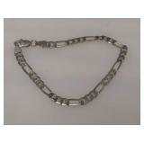 14K Marked Figaro Chain Bracelet