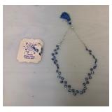 Kyanite and 925 Sterling Necklace and Earring Set