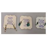 3 Sterling Earring Sets