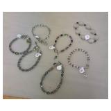 Muted Color Bracelet Collection - Some Sterling Clasps