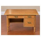 Vintage Bamboo Rattan Writing Desk