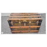 Vintage Steamer Trunk Storage Chest