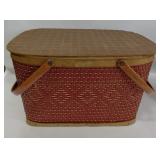 Vintage Large Picnic Basket
