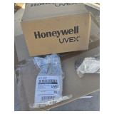 (NEW) Sealed Case of 200 Honeywell Uvex XV107 Clear Safety Glasses - ANSI Z87+