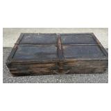 Antique Carpenter Chest, Good Condition, Just Needs Cleaning, Leather Handle