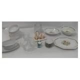 Greenfield by Johnson Brothers - Platter, 2 Vegetable Bowls and Cow Butter Dish, Salt & Pepper...