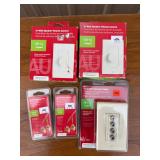 On-Q Legrand In-Wall Speaker Volume Controls & Audio Outlets Lot: New-in-Box