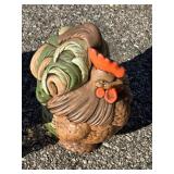 Atlantic Mold Style Ceramic Rooster Lidded Cookie Jar