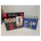 Bally Total Fitness Twist Board w/ Duo Exercise Wheel
