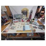 Small Collection of Vintage Lighthouse Themed Home Decorations