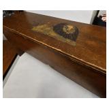 Vintage Lion Storage Bench - 1972