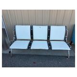 Vintage Tandem Sling 3-Unit Airport Bench Seating