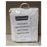 LTD Essentials Queen Pinsonic Waterproof Mattress Protector Bed Cover