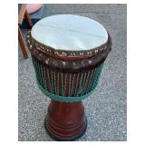 Hand Carved Wooden African Djembe Drum