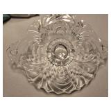 Cambridge Caprice Clear Stem 300 Glass Cake Stand, c.1935