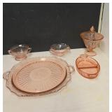 Vintage Pink Depression Glass Collection