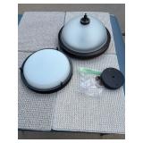 2 Round Ceiling Light Fixtures - Hampton Bay