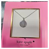 Kate Spade One in a Million Initial Necklace "B" .040 Silver