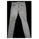 Pacsun Grey Skinny Stacked Jeans Size 30x30