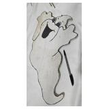 Wooden Ghost Decoration