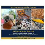 Ada Private Home Online Auction - Closes Tue, Oct 27 - Pickup Fri, Oct 30, 9 AM-5 PM