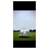 Rare Custom-Built Compact Airstream-Style Aluminum Travel Trailer - Nearly Complete Interior - photo
