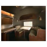 Rare Custom-Built Compact Airstream-Style Aluminum Travel Trailer - Nearly Complete Interior - photo