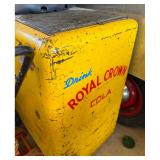 Vintage Royal Crown Cola Yellow Metal Advertising Cooler - RC Cola General Store Collectible - photo