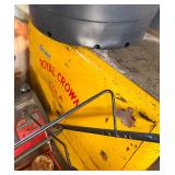 Vintage Royal Crown Cola Yellow Metal Advertising Cooler - RC Cola General Store Collectible - photo
