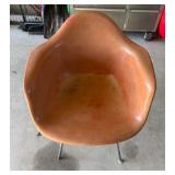 Vintage Herman Miller Eames Fiberglass Armchair - Terracotta Brown - Mid-Century Modern - photo 4
