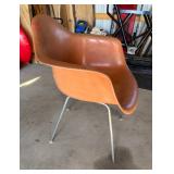 Vintage Herman Miller Eames Fiberglass Armchair - Terracotta Brown - Mid-Century Modern - photo 6