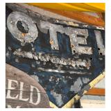Large Vintage Motel Roadside Advertising Sign - Possible Historic Manistee, Michigan Landmark - phot