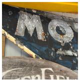Large Vintage Motel Roadside Advertising Sign - Possible Historic Manistee, Michigan Landmark - phot