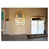Large Hand-Painted Wooden Advertising Sign - Fobs Watches, Clocks & Corner Drug Store - photo 2