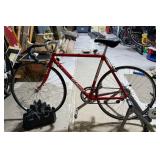 Vintage Schwinn Paramount 434 Aluminum Road Racing Bicycle - Red Frame - Bicycle Only