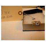 14K White Gold