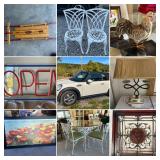 Morgantown, WV: The Sandra Matuga Collection: Mini Cooper Convertible, Antiques, Furniture, Vintage