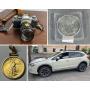 Subaru Crosstrek, Silver Coins, Gold Jewelry 