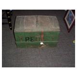 antique camel back chest 