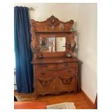 oak hutch
