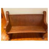 oak bench