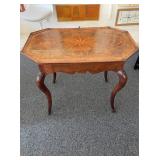 Marquetry table