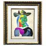 Pablo Picasso Tete de Femme au chapeau (1)