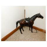 horse made from leather