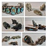 Dubuque September Collectibles Fenton Native American Sterling - Bidding ends 9/16