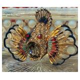 Enamel Lionfish / Rock Fish Brooch